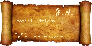 Hrazdil Adrienn névjegykártya